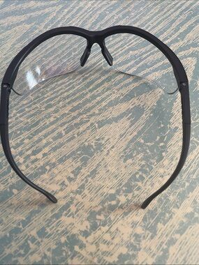 Protective Safety Glasses with Polycarbonate Lenses/Black Frame/Adjustable Arms